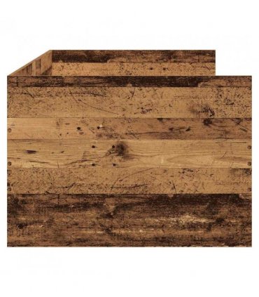 vidaXL Daybed with Headboard Old Wood 90 x 190 cm Engineered Wood