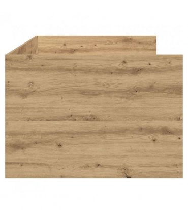 vidaXL Daybed with Headboard Artisan Oak 90 x 200 cm Engineered Wood