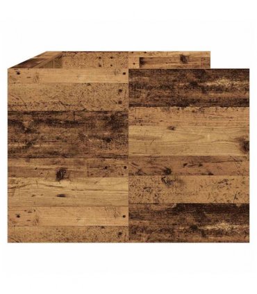 vidaXL Daybed with Headboard Old Wood 90 x 200 cm Engineered Wood — V0671983730