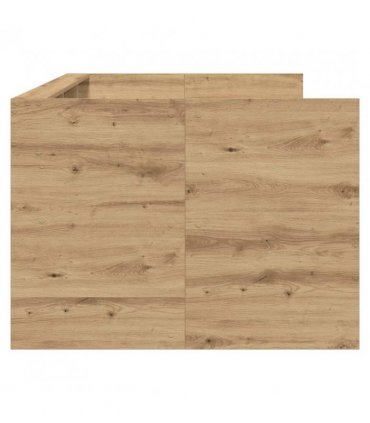 vidaXL Daybed with Headboard Artisan Oak 90 x 200 cm Engineered Wood — V0671983732