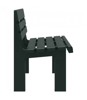 vidaXL Garden Bench | Green | Polypropylene | 110 x 52 x 71 cm | Durable