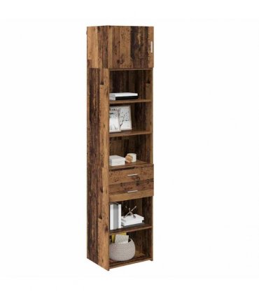 vidaXL Highboard Old Wood 50 x 42.5 x 225 cm Engineered Wood
