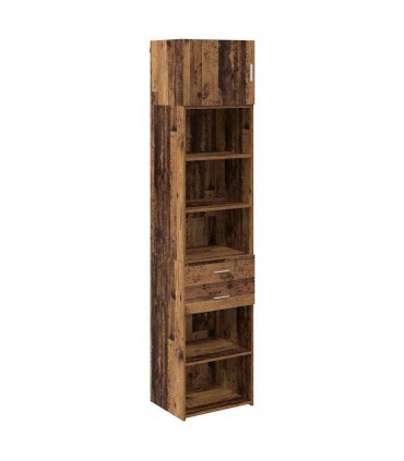 vidaXL Highboard Old Wood 50 x 42.5 x 225 cm Engineered Wood