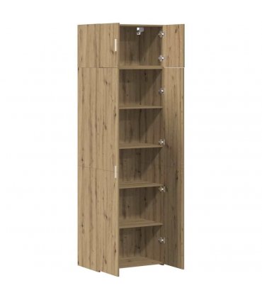 vidaXL Storage Cabinet 2 pcs Artisan Oak 70 x 42.5 x 225 cm