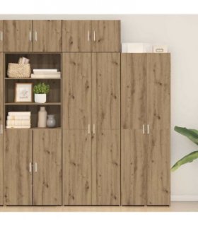 vidaXL Storage Cabinet 3 pcs Artisan Oak