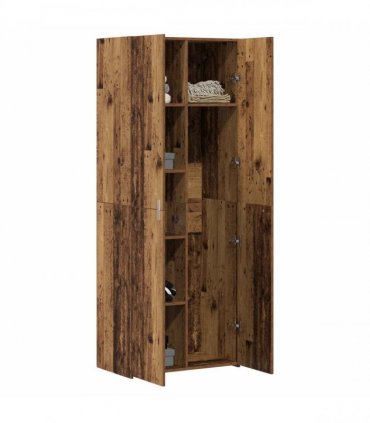 vidaXL Highboard Old Wood 70 x 42.5 x 185 cm