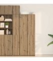 vidaXL Highboard Artisan Oak 70 x 42.5 x 185 cm — V0671983809