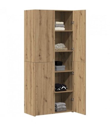 vidaXL Highboard 2 pcs Artisan Oak 80 x 42 x 185 cm