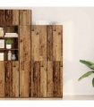 vidaXL Highboard Old Wood 80 x 42 x 185 cm