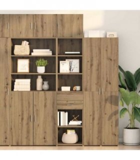vidaXL Highboard Artisan Oak 45 x 42.5 x 185 cm Engineered Wood