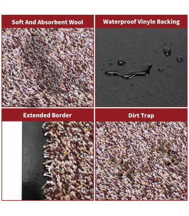 BARRIER MAT 40X60cm COFFEE 1010147