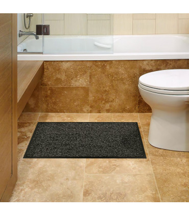 Barrier Mat Dark Grey 40x60cm Polypropylene Fibres Water Absorbent Non-Slip