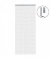 vidaXL Chain Door Fly Screen 90x200 cm Aluminium — Size: 90 x 200 cm