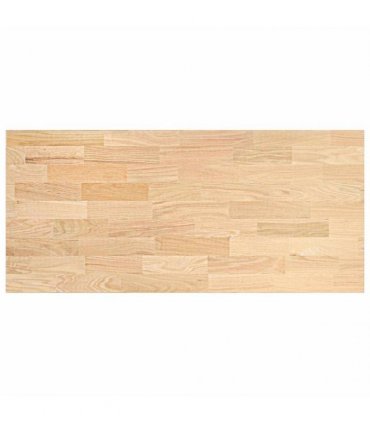 vidaXL Kitchen Worktop 140x63.5x4 cm Solid Wood Oak Rectangular — Size: 140 x 63.5 x 4 cm