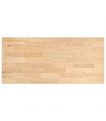 vidaXL Kitchen Worktop 140x63.5x2.7 cm Solid Wood Oak Rectangular — Size: 140 x 63.5 x 2.7 cm