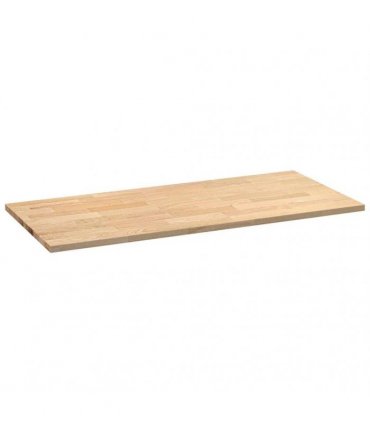 vidaXL Kitchen Worktop 140x63.5x2.7 cm Solid Wood Oak Rectangular — Size: 140 x 63.5 x 2.7 cm