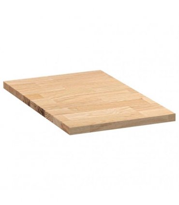 vidaXL Kitchen Worktop 40x63.5x2.7 cm Solid Wood Oak Rectangular — Size: 40 x 63.5 x 2.7 cm
