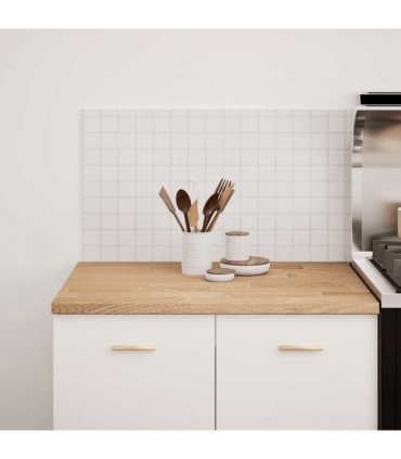 vidaXL Kitchen Worktop 80x63.5x2.7 cm Solid Wood Oak Rectangular — Size: 80 x 63.5 x 2.7 cm