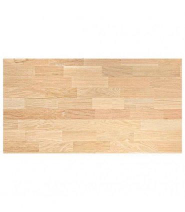 vidaXL Kitchen Worktop 120x63.5x2.7 cm Solid Wood Oak Rectangular — Size: 120 x 63.5 x 2.7 cm