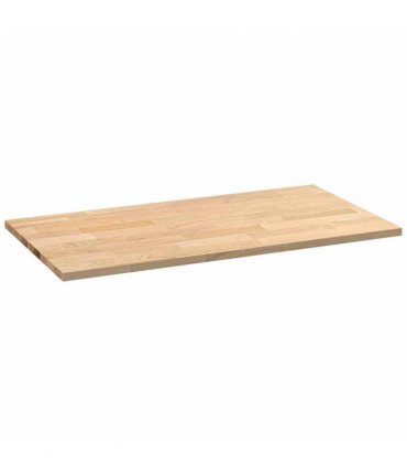 vidaXL Kitchen Worktop 120x63.5x2.7 cm Solid Wood Oak Rectangular — Size: 120 x 63.5 x 2.7 cm