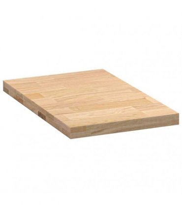 vidaXL Kitchen Worktop 40x63.5x4 cm Solid Wood Oak Rectangular — Size: 40 x 63.5 x 4 cm