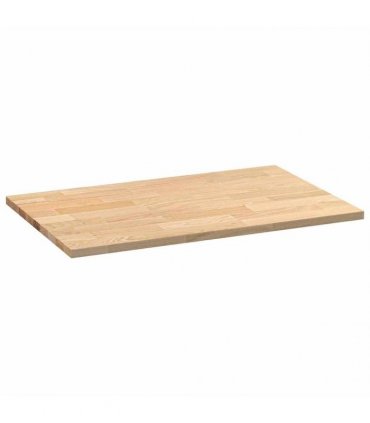 vidaXL Kitchen Worktop 100x63.5x2.7 cm Solid Wood Oak Rectangular — Size: 100 x 63.5 x 2.7 cm