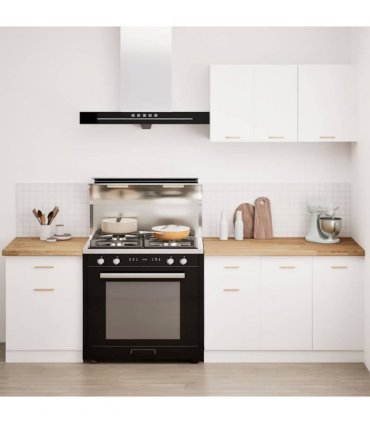 vidaXL Kitchen Worktop 120x63.5x4 cm Solid Wood Oak Rectangular — Size: 120 x 63.5 x 4 cm