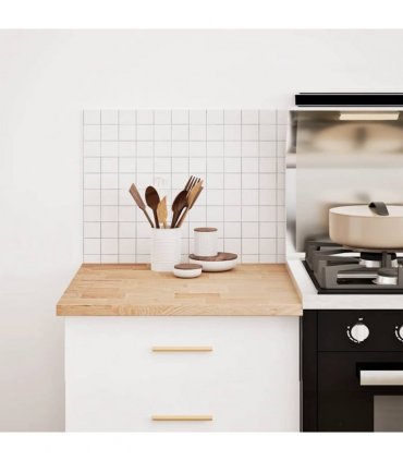 vidaXL Kitchen Worktop 60x63.5x2.7 cm Solid Wood Oak Rectangular — Size: 60 x 63.5 x 2.7 cm