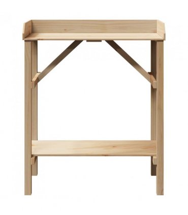 vidaXL Potting Table Natural 75 x 40 x 90 cm Solid pine wood