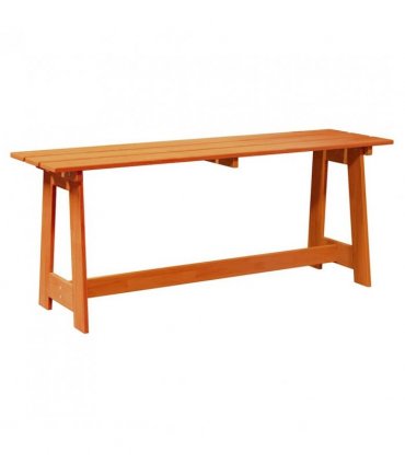 vidaXL Outdoor Bench Brown 119 x 37 x 47 cm Solid Pine Wood — Colour: Acacia