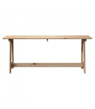 vidaXL Outdoor Bench Natural 119 x 37 x 47 cm Solid Pine Wood