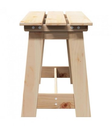 vidaXL Outdoor Bench Natural 119 x 37 x 47 cm Solid Pine Wood