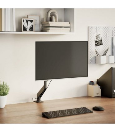 vidaXL Single Monitor Arm for Max 27 Inch Screen Gas Spring 10 kg