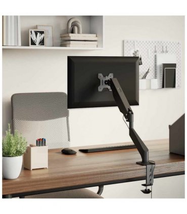 vidaXL Single Monitor Arm for Max 27 Inch Screen Gas Spring 10 kg