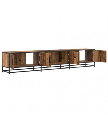 vidaXL TV Units 2 pcs Old Wood 210 x 35 x 41 cm Engineered wood