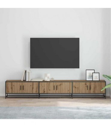 vidaXL TV Units 2 pcs Artisan Oak 240 x 35 x 41 cm Engineered wood