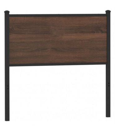 vidaXL Replace Headboard Brown Oak 80 cm Engineered Wood and Steel