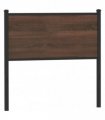 vidaXL Replace Headboard Brown Oak 80 cm Engineered Wood and Steel