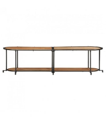 vidaXL TV Cabinet 160x42x40 cm Solid Wood Acacia — Size: 160 x 42 x 40 cm