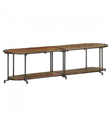 vidaXL TV Cabinet 160x42x40 cm Solid Wood Reclaimed — Size: 160 x 42 x 40 cm