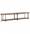 vidaXL TV Cabinet 200x42x40 cm Solid Wood Acacia — Size: 200 x 42 x 40 cm