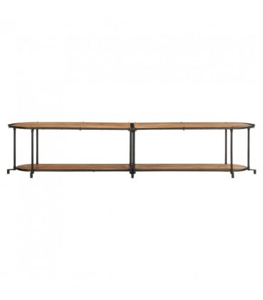 vidaXL TV Cabinet 200x42x40 cm Solid Wood Acacia — Size: 200 x 42 x 40 cm