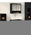 vidaXL Bathroom Furniture Set 2 pcs Black Oak Engineered Wood — V0671985415