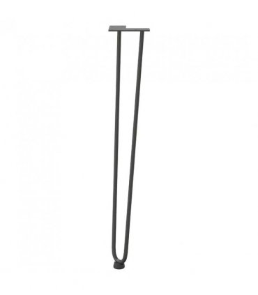vidaXL hairpin legs for console tables for Console Table 4 pcs Anthracite 72 cm Solid Steel — Model: 2 rods