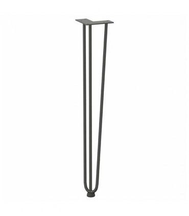 vidaXL hairpin legs for console tables for Console Table 4 pcs Anthracite 72 cm Solid Steel — Model: 3 rods