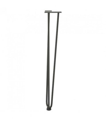 vidaXL hairpin legs for console tables for Console Table 4 pcs Anthracite 72 cm Solid Steel — Model: 3 rods