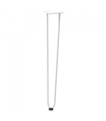 vidaXL hairpin legs for console tables for Console Table 4 pcs White 72 cm Solid Steel — Model: 2 rods