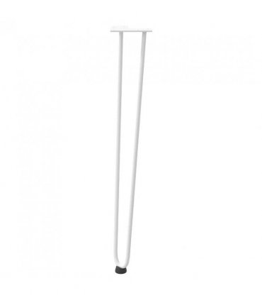 vidaXL hairpin legs for console tables for Console Table 4 pcs White 72 cm Solid Steel — Model: 2 rods