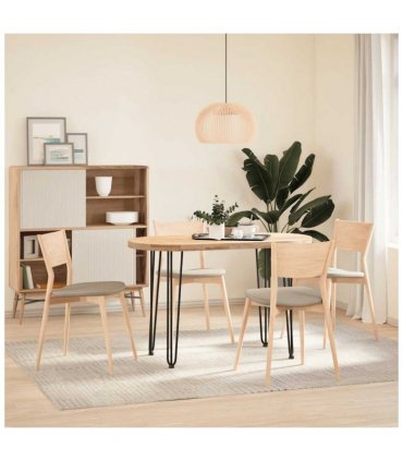 vidaXL hairpin legs for console tables for Console Table 4 pcs Black 72 cm Solid Steel — Model: 3 rods