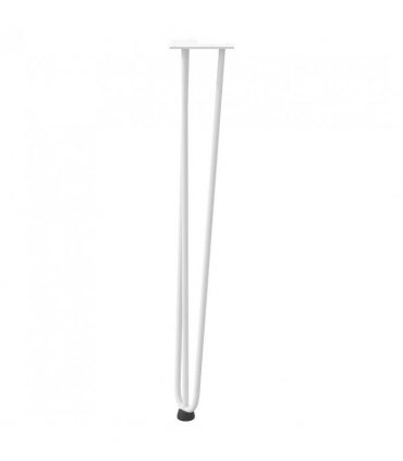 vidaXL hairpin legs for console tables for Console Table 4 pcs White 72 cm Solid Steel — Model: 3 rods